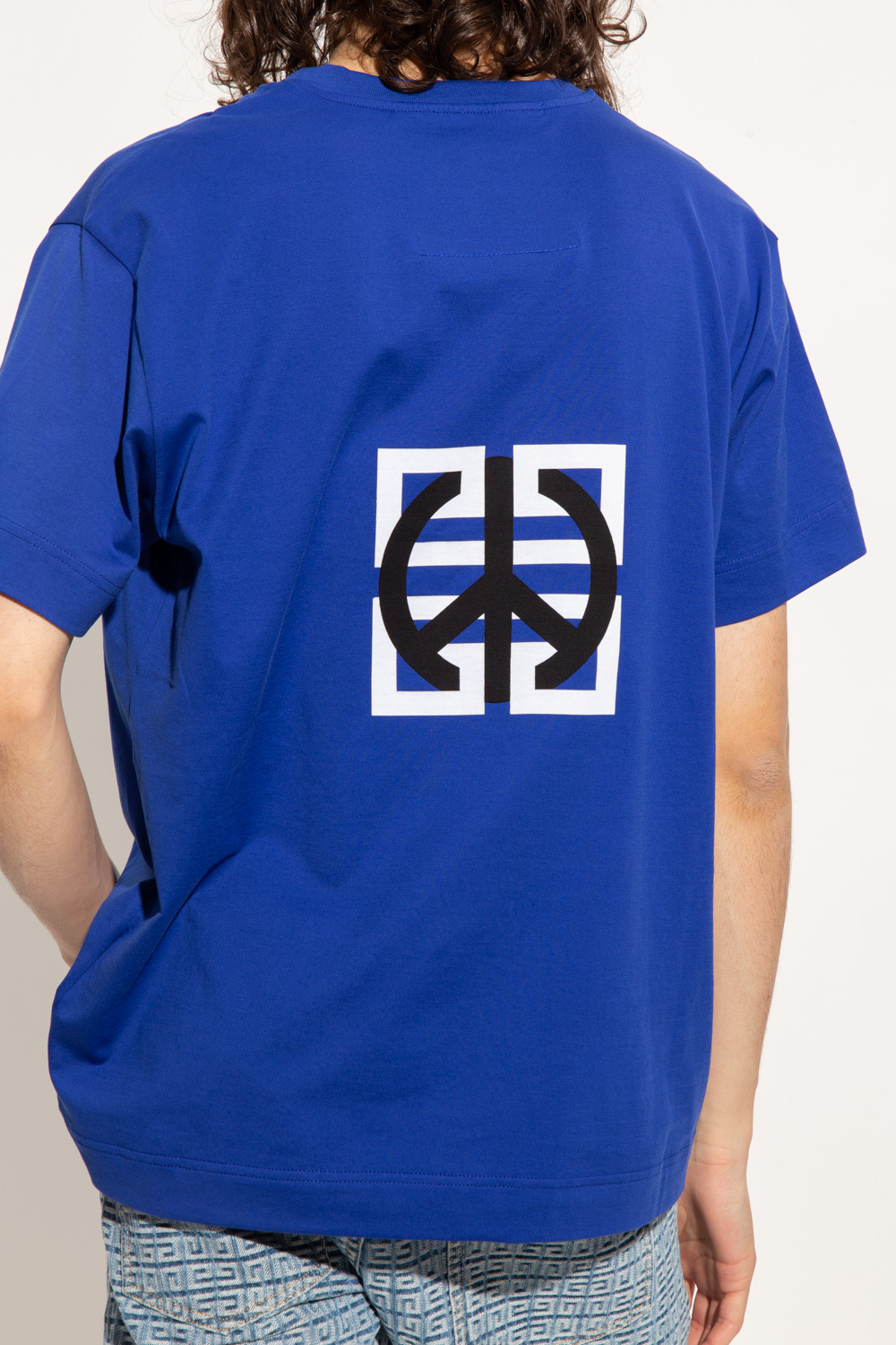 【関税&送料込】Givenchy Navy Short-Sleeved T-Shirt With Log Givenchy Navy Short-Sleeved T-Shirt With Logo – BALTINI